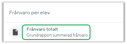 Summerad fr&aring;nvaro f&ouml;r elev
