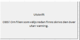 Filen ersätter redan utskriven om denna skrivs ut